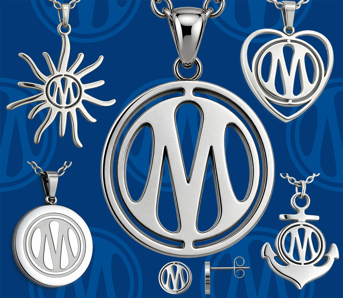 Collection Collier acier argenté