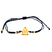 Bracelet OM perle MIYUKI, logo ajouré Gold