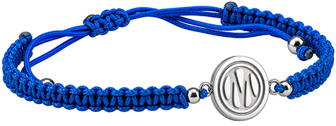 Bracelet fantaisie OM logo plein argenté