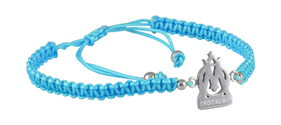 Bracelet OM logo Silver