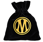 Collier acier doré logo OM ajouré